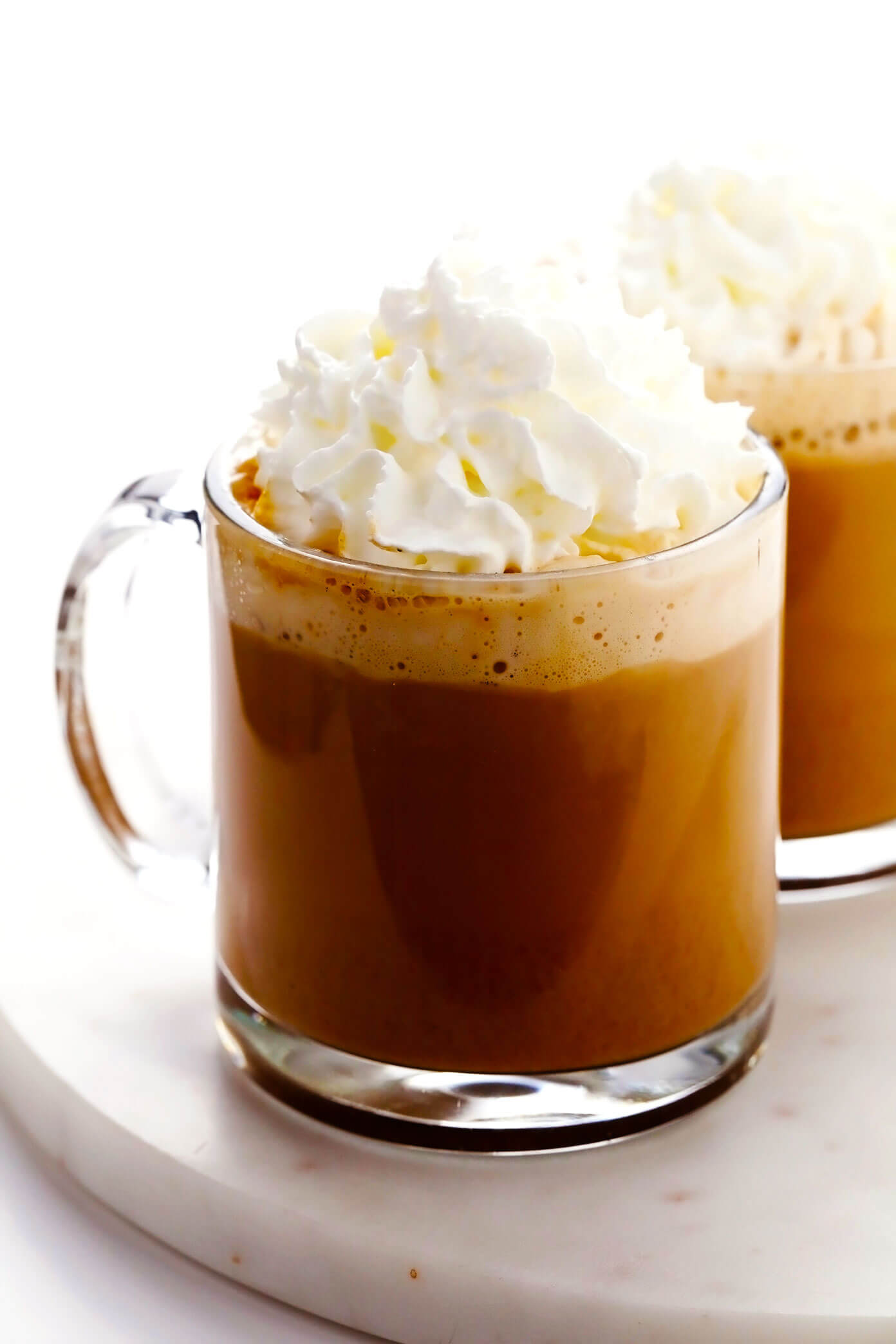 Homemade Pumpkin Spice Latte with Whipped Cream