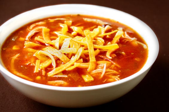 What is an easy tortilla soup recipe?