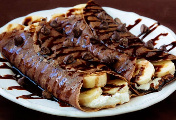 chocolate banana CREPES | gimme some oven