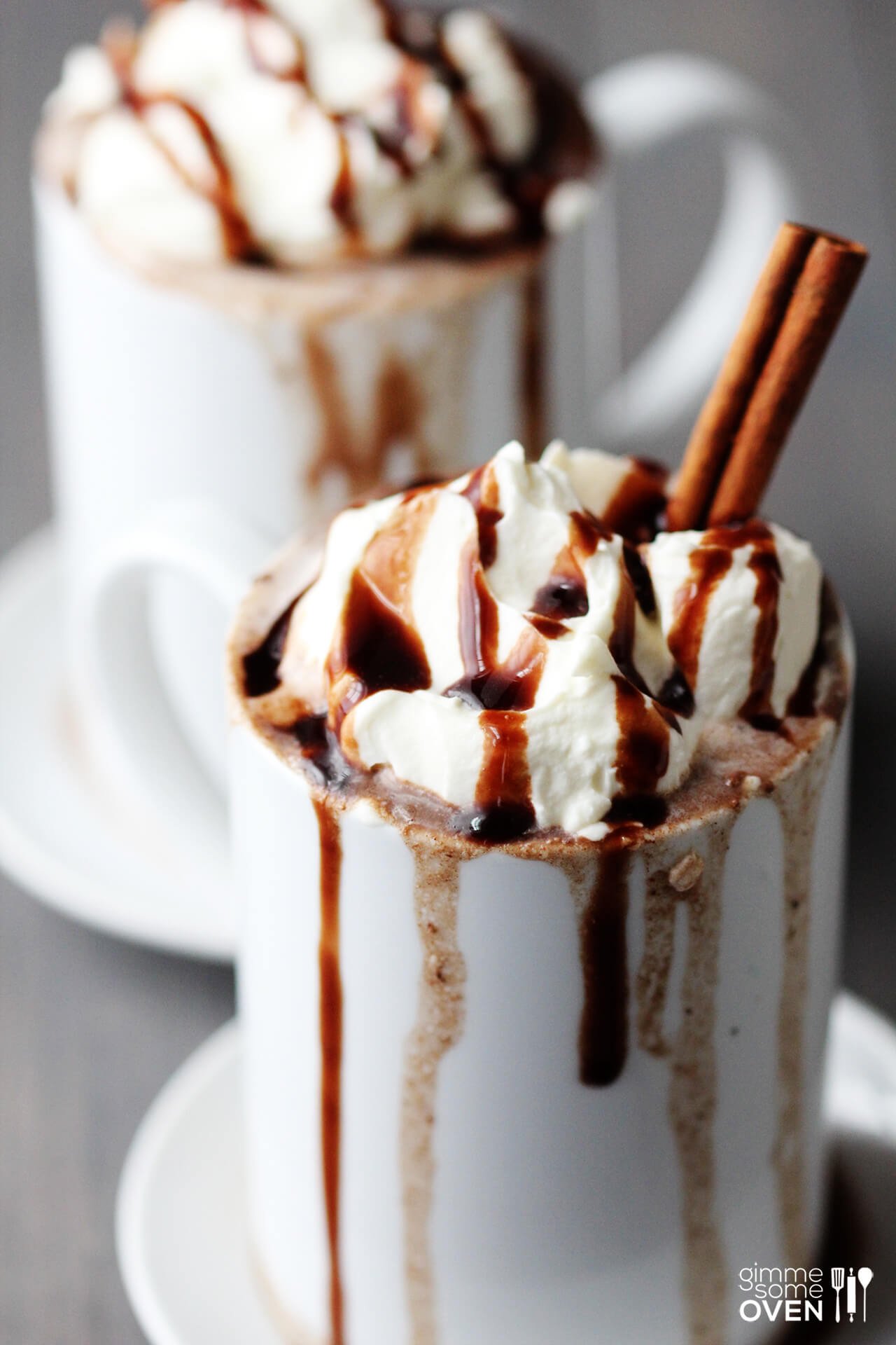 Mexican Spiced Hot Chocolate | Gimme Some Oven