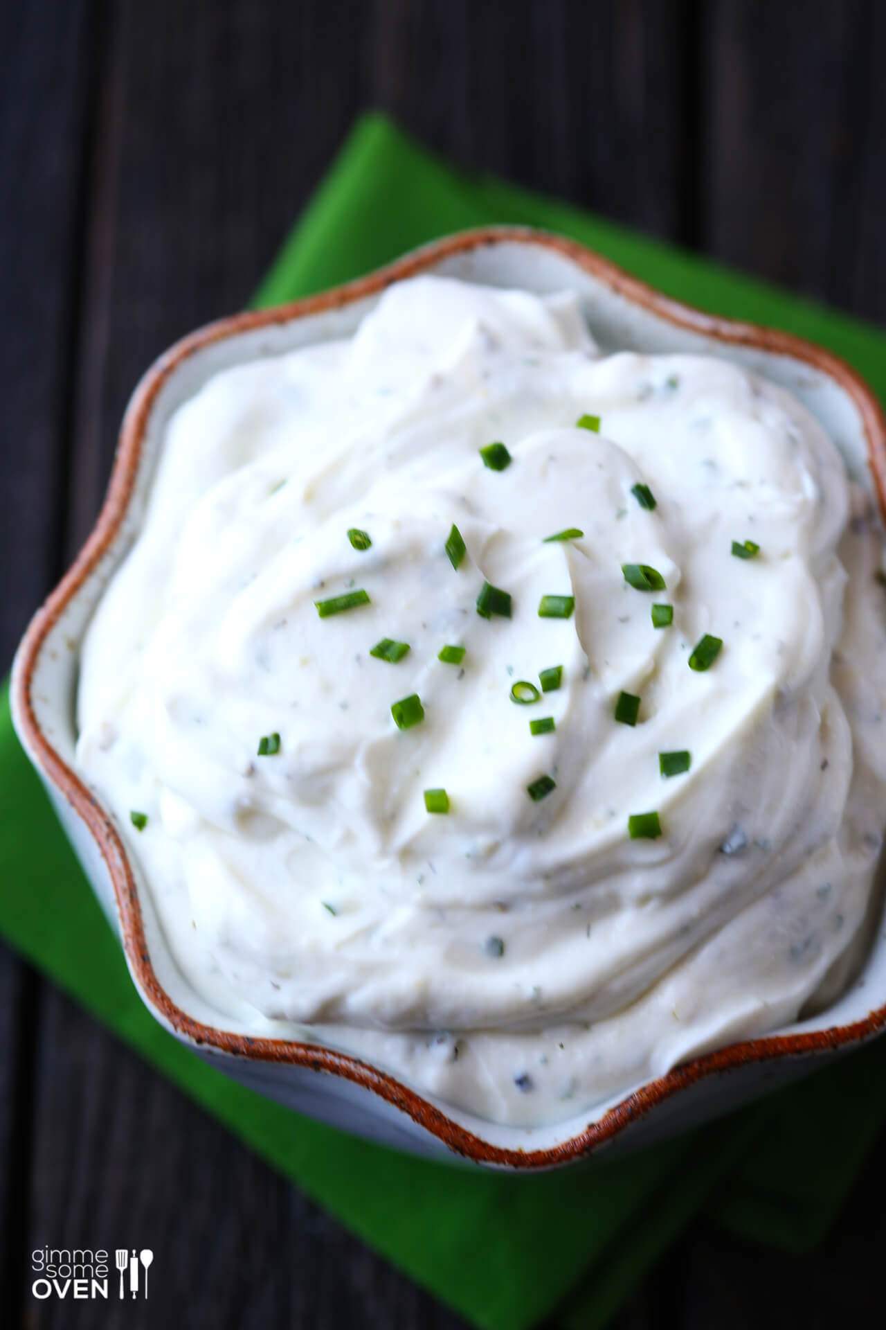 Skinny Greek Yogurt Ranch Dip | Gimme Some Oven