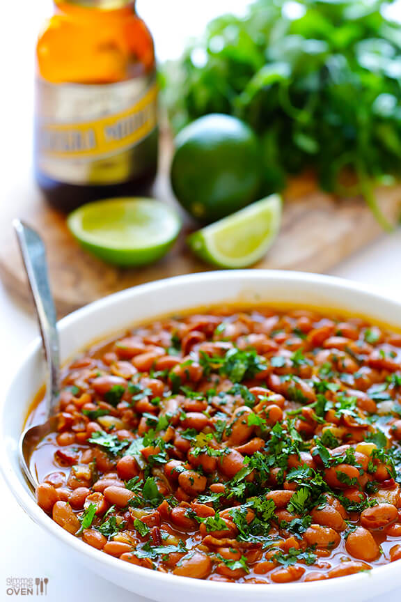 Drunken Beans (Frijoles Borrachos) | Gimme Some Oven