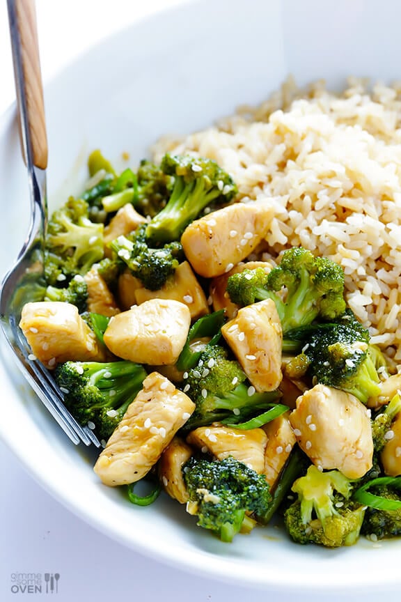 12-Minute Chicken and Broccoli | gimmesomeoven.com