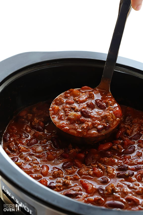 Slow Cooker Chili | Gimme Some Oven