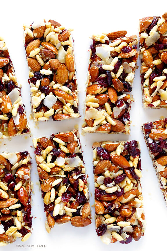 Cranberry Almond Protein Bars Gimme Some Oven