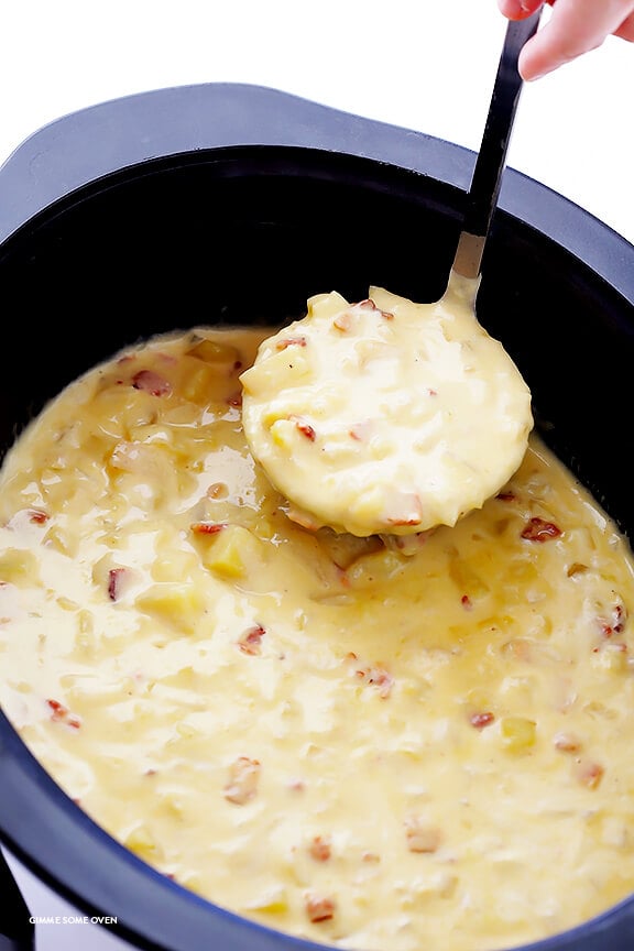 Image result for crock pot potato soup