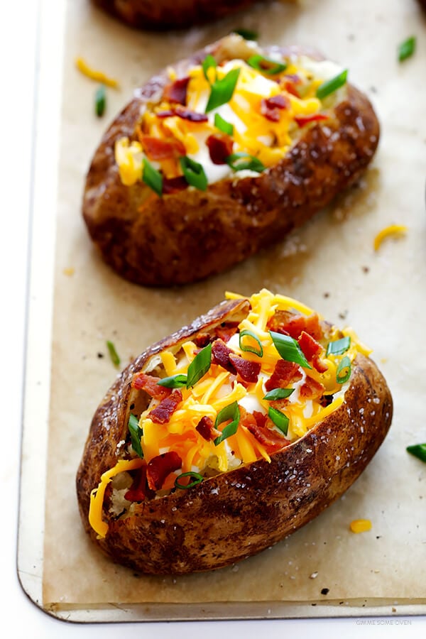 Perfect baked potatoes are all about knowing how to properly cook the natural starches inside. How Long To Bake A Baked Potato At 425 . The Perfect Baked Potato Recipe | Gimme Some Oven