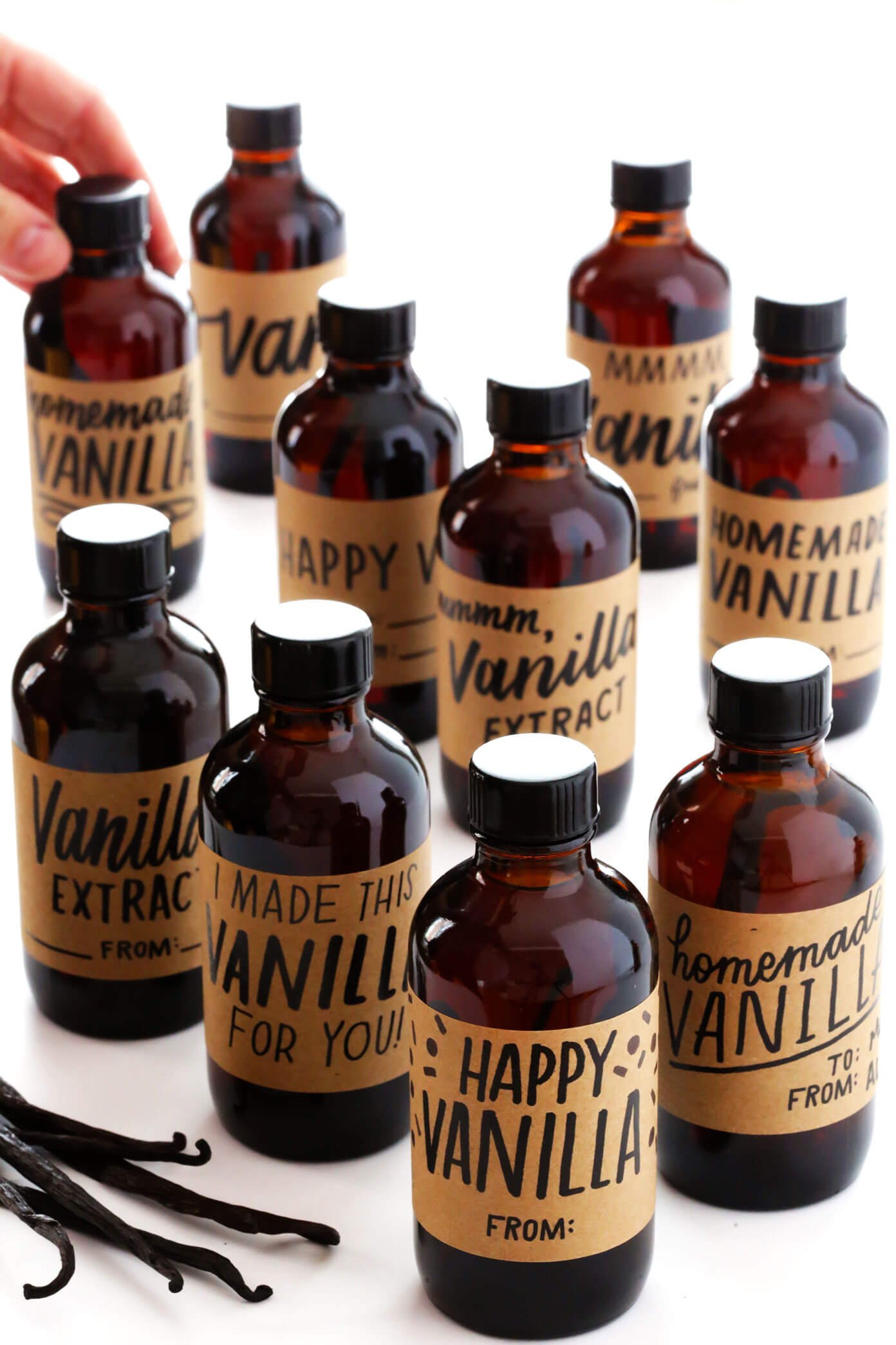 Free Printable Labels for Vanilla Extract