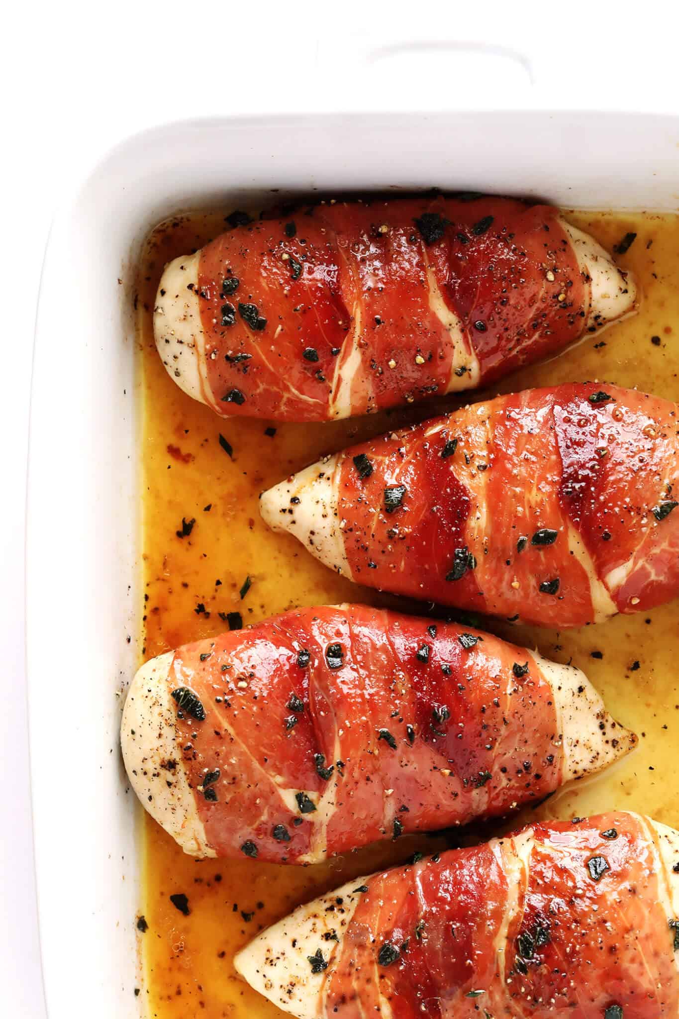 ProsciuttoWrapped Baked Chicken Gimme Some Oven