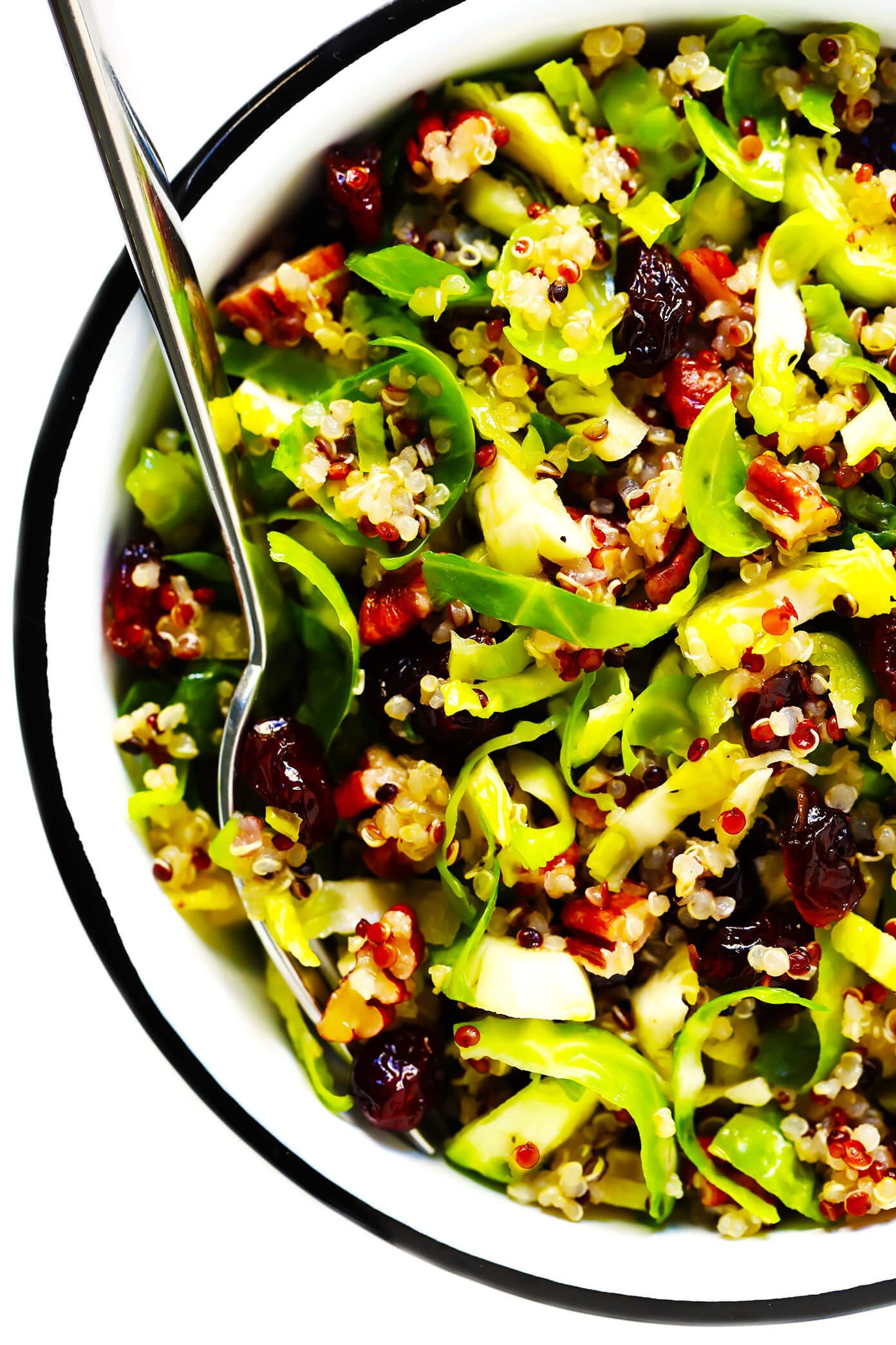 Brussels Sprouts, Cranberry and Quinoa Salad Recipe