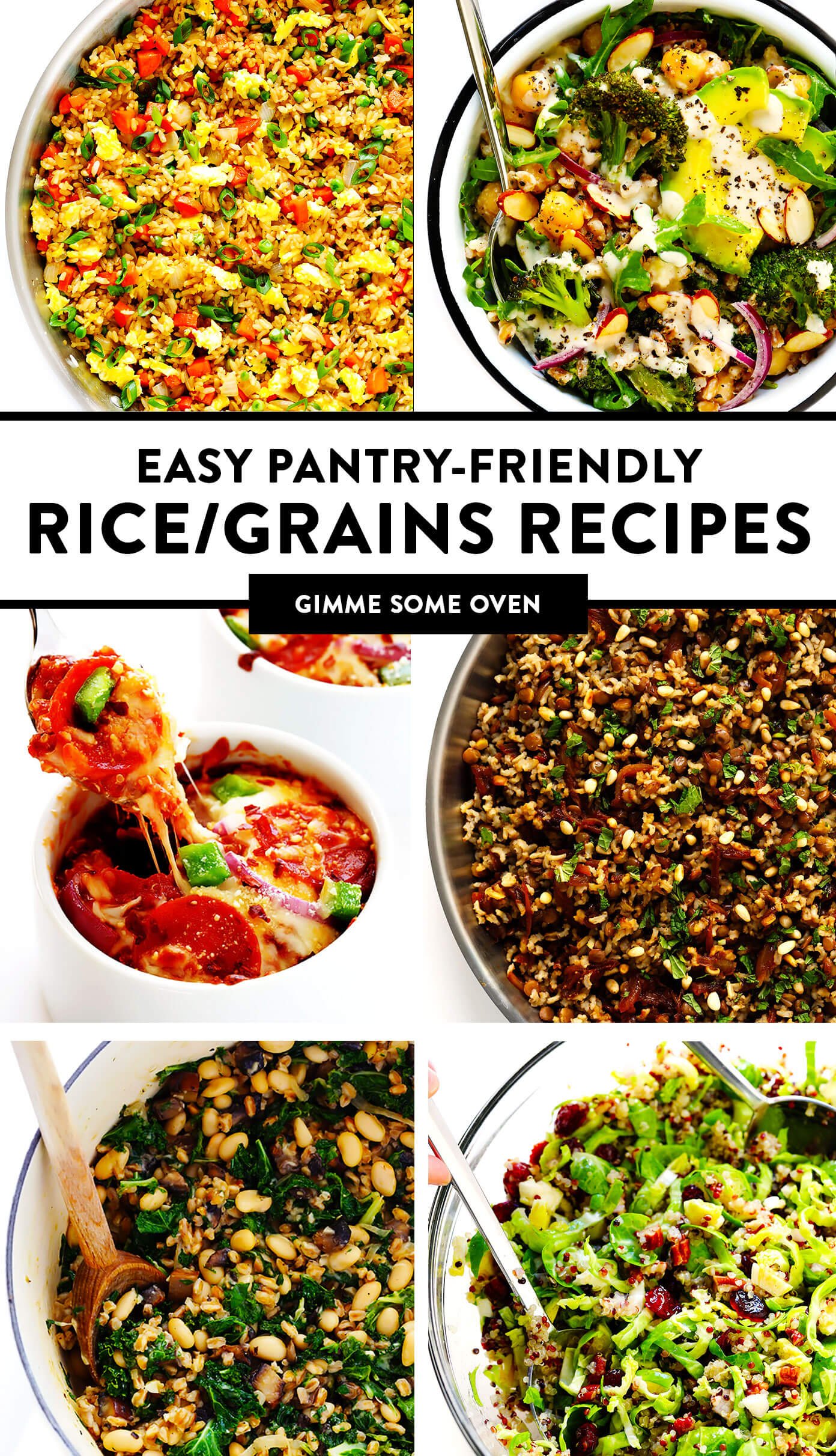 Easy Pantry-Friendly Rice, Grains and Quinoa Recipes