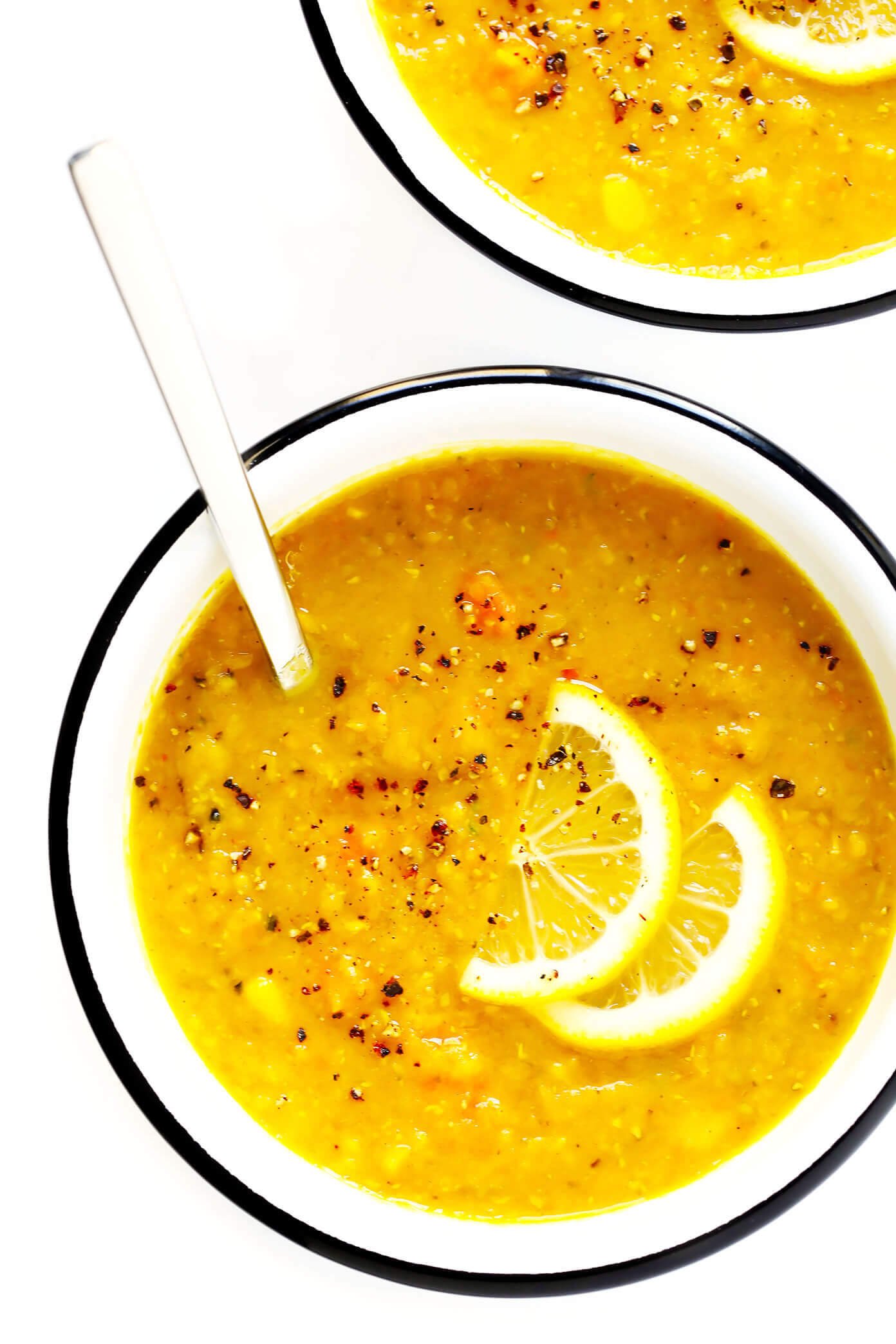 Lemony Lentil Soup Recipe