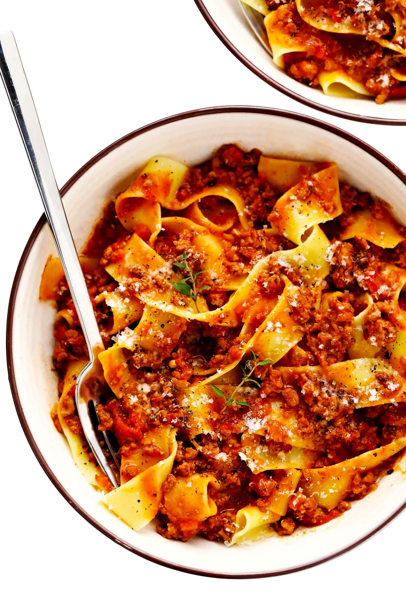 Pasta Bolognese with Pappardelle