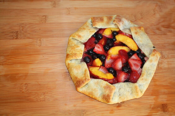 Strawberry Chocolate Galette - Handle the Heat