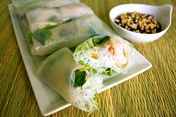 Rice paper rolls recipe