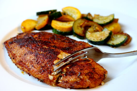 10-Minute Blackened Tilapia