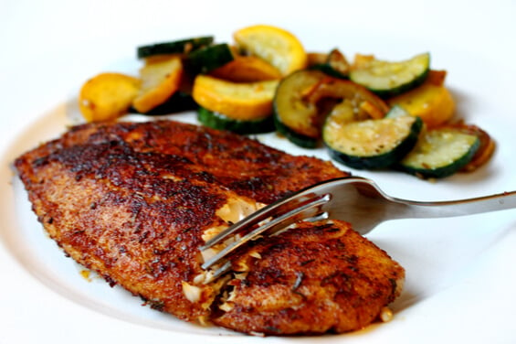 10 Minute Blackened Tilapia