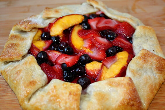 Super Easy and Rustic Nectarine Galette - Recipe Diaries