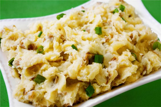 Wasabi Smashed Potatoes