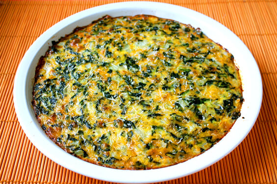 crustless-spinach-quiche-whole