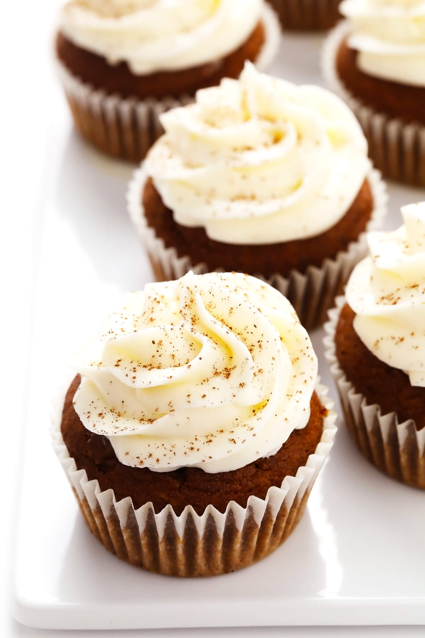 Pumpkin Cupcakes Closeup