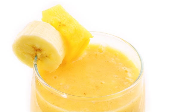Pineapple Orange Banana Smoothie | gimmesomeoven.com
