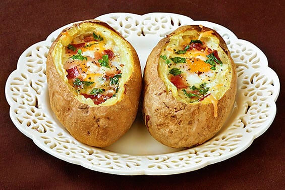 Idaho Sunrise (Eggs & Bacon Potato Bowls) Recipe