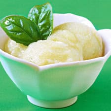 Basil Lime Sorbet