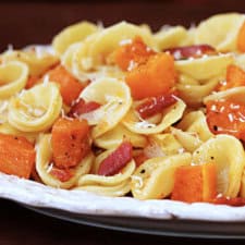Roasted Butternut & Bacon Pasta
