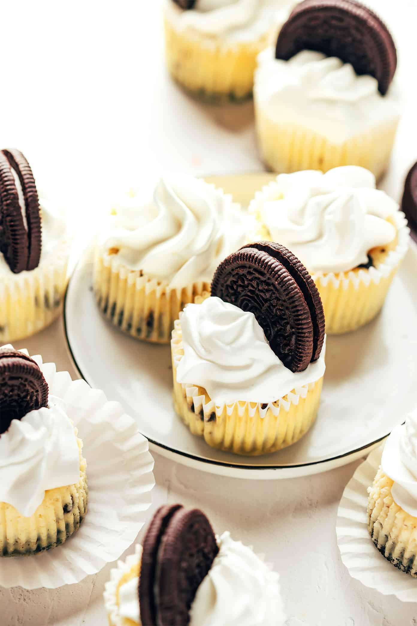 Mini Cheesecakes de Oreo