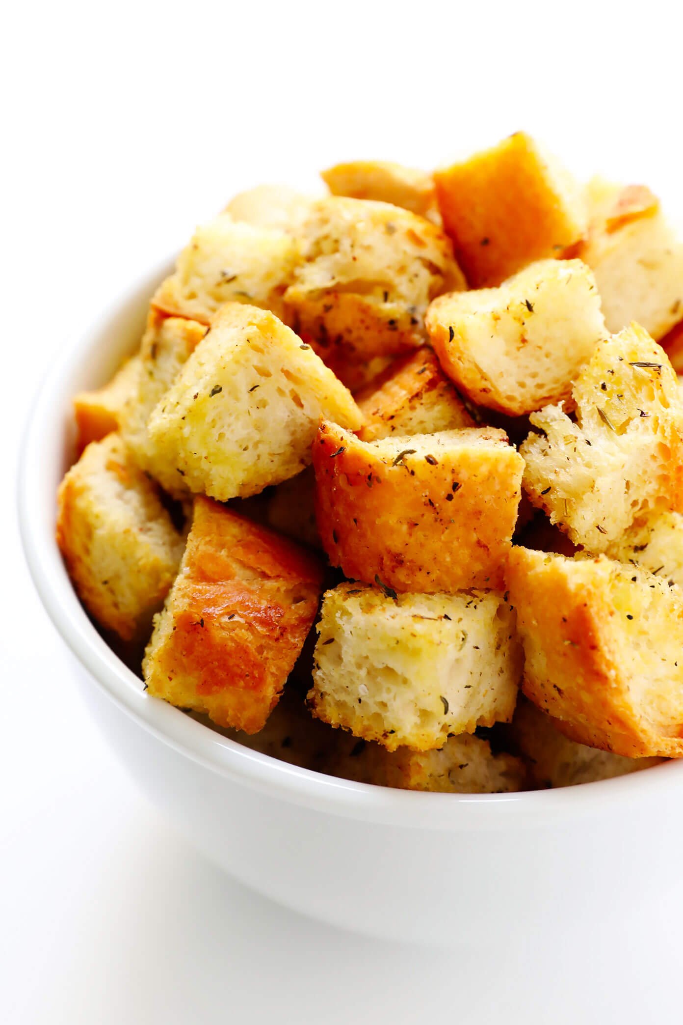 How To Make Homemade Croutons | Gimme Some Oven