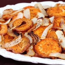 Roasted Sweet Potatoes & Onions