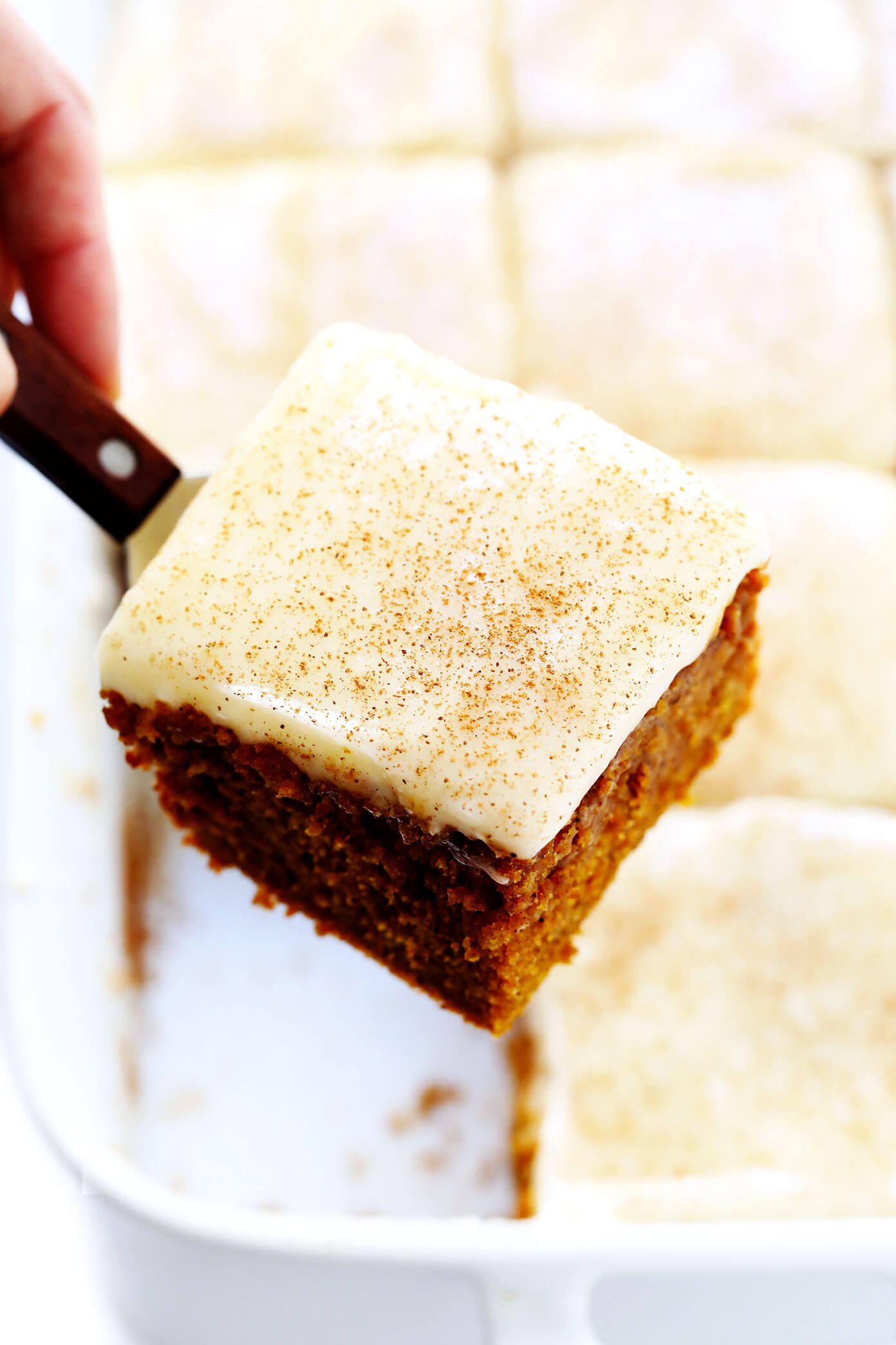 Pumpkin Bars with Cream Cheese Frosting