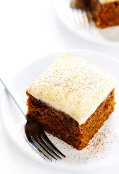 Pumpkin Bars with Cream Cheese Frosting