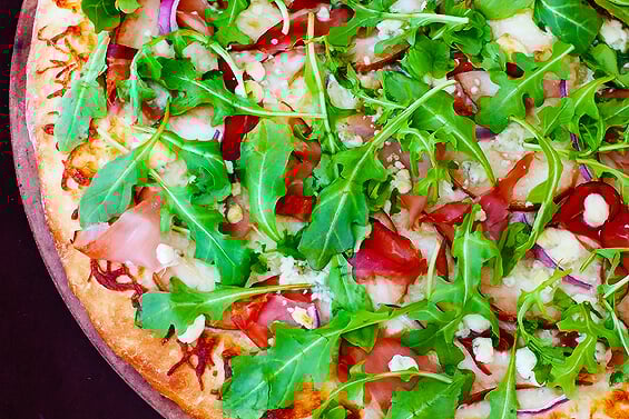 Easy Gorgonzola Pear Pizza