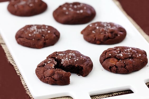 Salted Chocolate Caramel Squares - This Delicious House