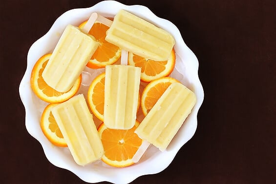 Pineapple Orange Banana Popsicles