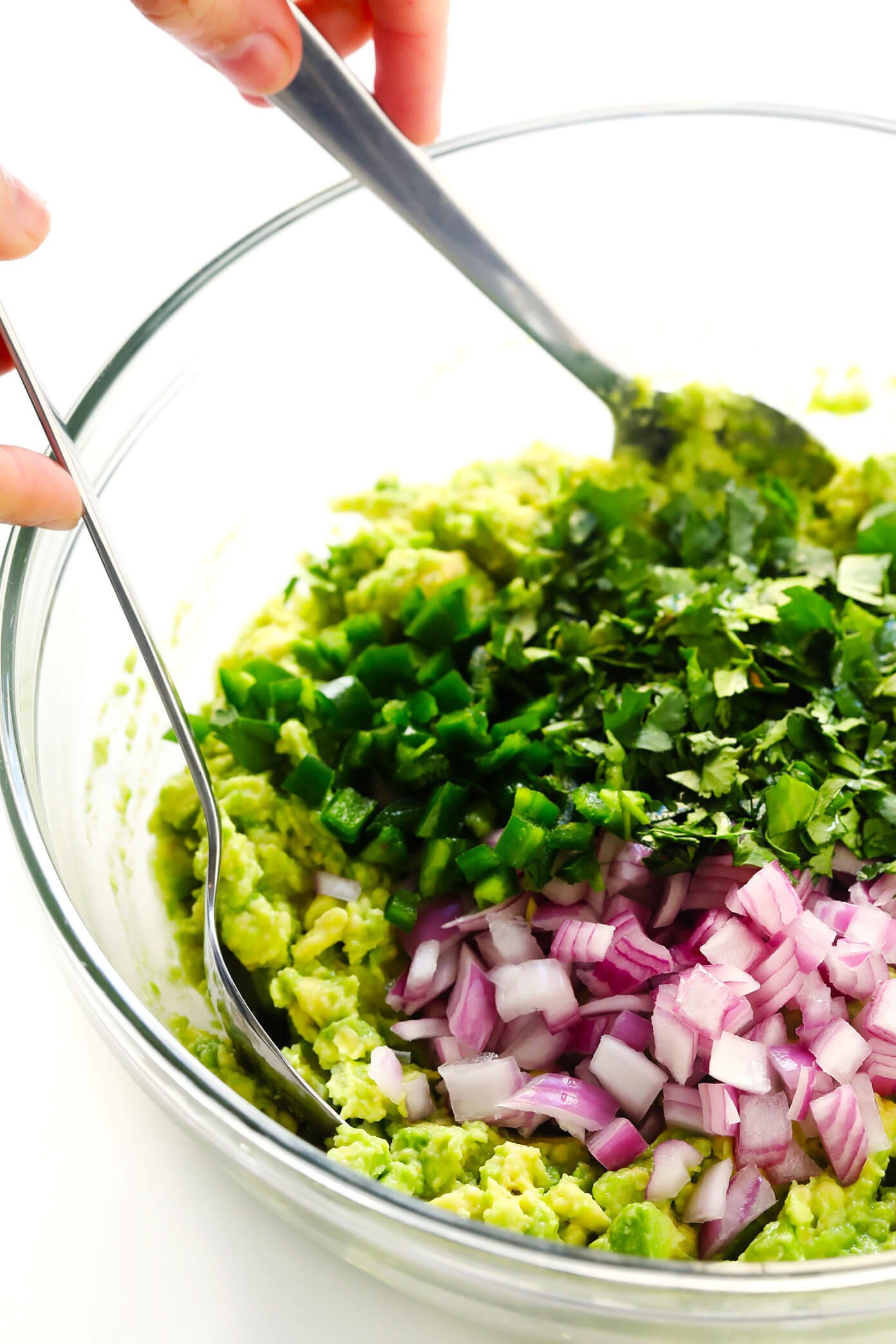 Homemade Guacamole Ingredients