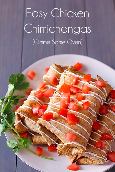 Chicken Chimichangas, Recipe