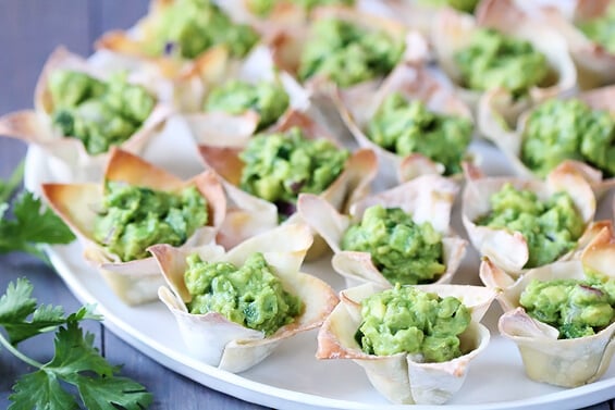 Mini Taco Salad Cups - Damn Delicious