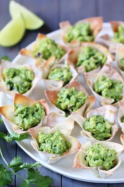 Easy Guacamole Cups with Corn + VIDEO - Mindful Avocado