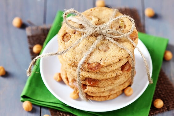 caramel pear cookies