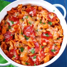 Pepperoni Pasta Bake