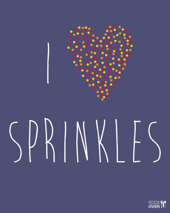 I Heart Sprinkles | gimmesomeoven.com