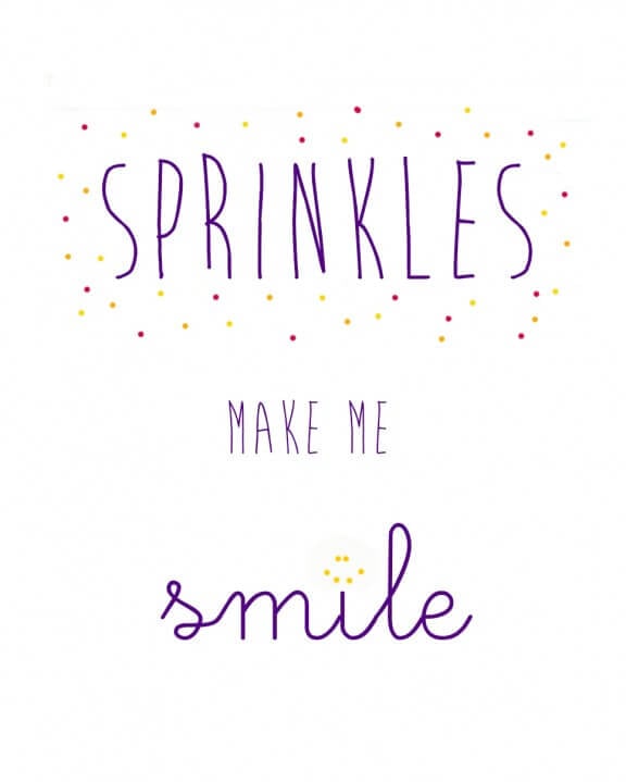 Sprinkles Make Me Smile | gimmesomeoven.com