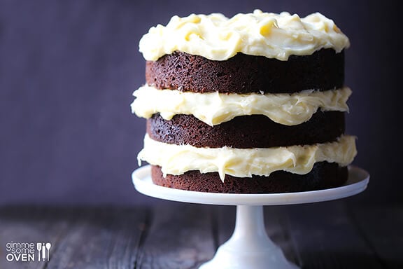 Guinness Chocolate Cake with Cream Cheese Frosting | gimmesomeoven.com