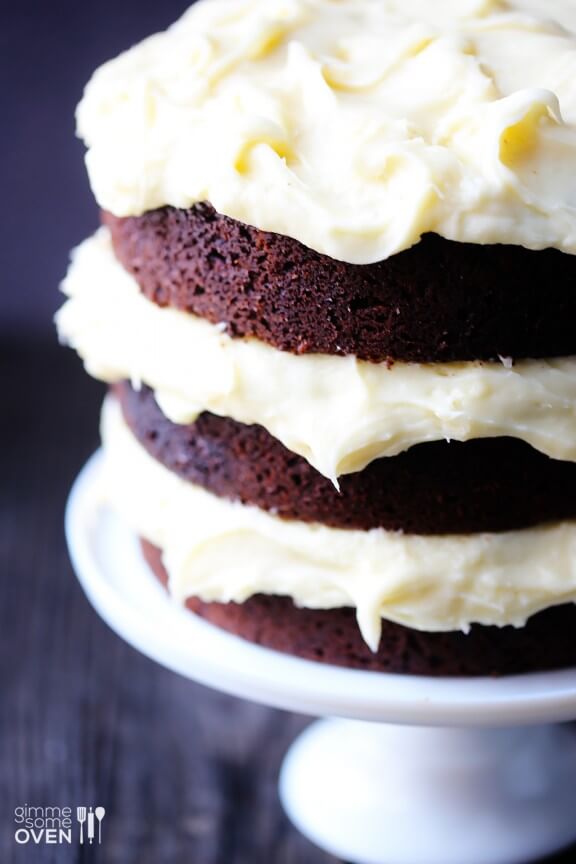 Guinness Chocolate Cake with Cream Cheese Frosting | gimmesomeoven.com