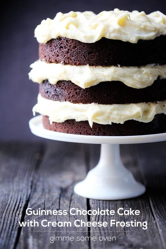 Guinness Chocolate Cake with Cream Cheese Frosting | gimmesomeoven.com
