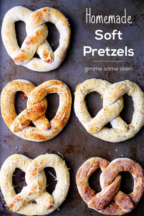 5 Ways To Make Homemade Soft Pretzels | gimmesomeoven.com