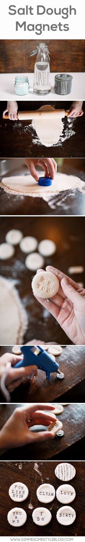 Salt Dough Magnets | gimmesomestyleblog.com